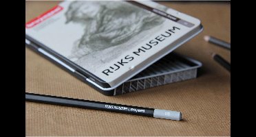 Bruynzeel Hollandse Meesters blik 12 grafietpotloden - Zelfportret Rembrandt