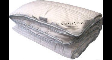 Excellent Deluxe Satin Dekbed Enkel - Eenpersoons - 140x220 cm - Wit