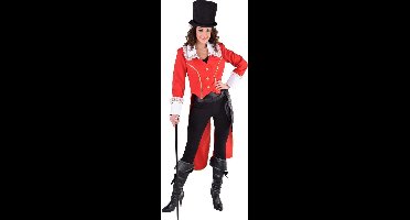 Magic By Freddy's - Middeleeuwen & Renaissance Kostuum - Mantel Admiraal Nelson Zware Zeeslag Rood Vrouw - rood - Small - Carnavalskleding - Verkleedkleding
