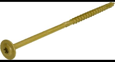 Dynaplus - Torx 40 Tellerkop schroeven - 8 x 140mm - AR-Coating - Deeldraad (50 stuks)