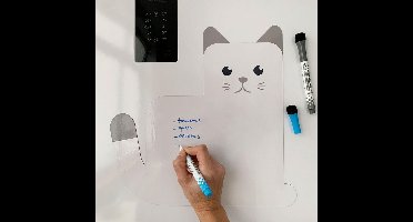 Balvi magnetisch whiteboard Miauw!