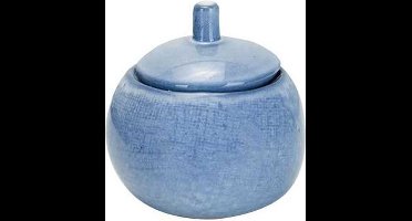Sajet Blue Sugar Bowl 25cl D9xh6.7-10cm