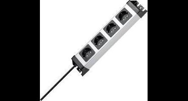 Kopp 226120010 Stekkerdoos Grijs, Zwart Randaarde stekker 1 stuk(s)