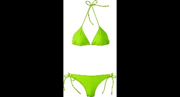 Beco Triangelbikini Dames Polyamide/elastaan Neongroen Mt 36