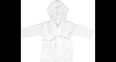 Trixie Badjas Diamond White Junior Katoen Wit Maat 5-6 Jaar