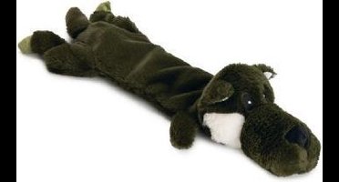 Beeztees Wolf Nely - Hondenspeelgoed - Pluche - Donkergroen - 50x26x10