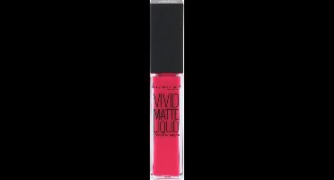 Maybelline Vivid Matte Liquid - 15 Electric Pink - Roze - Lippenstift