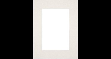 Passe-Partout Fotomaat 30x45 cm - Lijstmaat 45x60 cm - Lichtgrijs - Museumkarton - Fotolijst niet inbegrepen