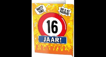 Window signs - 16 jaar