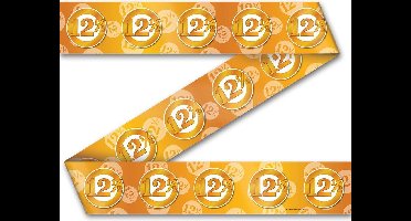 Paper dreams Party Tape - 12,5 Jaar Getrouwd versiering - 12 meter