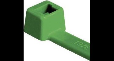 HellermannTyton 111-03014 T30R-PA66-GN Kabelbinder 150 mm 3.50 mm Groen Hoge trekvastheid 100 stuk(s)