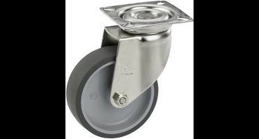 dörner + helmer 770160 Apparaatrollen met TPE-loopvlak en glijlager