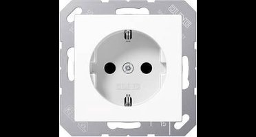 Jung A1520BFKIWW Wandcontactdoos Inzetstuk 1-voudig Wit 1 stuk(s)