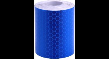 Reflecterende tape - BLAUW - 3 meter rol - 5cm breed