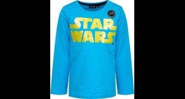 Star Wars  - Longsleeve - Blauw - 10 jaar - 140 cm