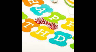 Kikkerland Feestpakket - Voor je puppy en hond - Happy Birthday versiering