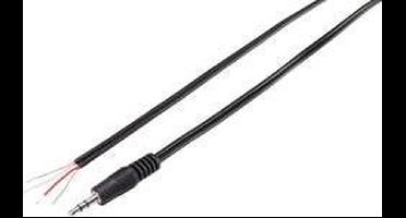 TRU COMPONENTS 93038c442 Jackplug 3.5 mm Jackplug male 3,5 mm - Open kabeleinde Stereo Inhoud: 1 stuk(s)