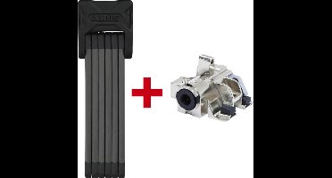 Abus vouwslot Bordo 6015/120 zw SH+frame slot - SL795879