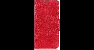 Shop4 - Samsung Galaxy A02s/ A03s Hoesje - Wallet Case Cabello Rood
