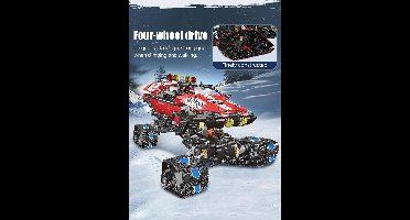 -Mould King- 18010 Technische Auto De App & Rc Gemotoriseerde Exploer Polar Regio is compatibel met het bekende merk.