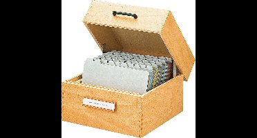 Kaartenbak HAN hout A5 dwars - voor ± 1000-1500 kaarten