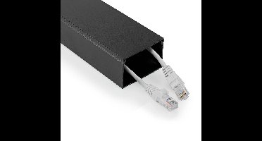 Nedis Kabelmanagement - Buis - 1 Stuks - Maximale kabeldikte: 40 mm - Aluminium - Zwart