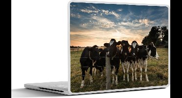 Laptop sticker - 14 inch - Dieren - Koe - Koeien - 32x5x23x5cm - Laptopstickers - Laptop skin - Cover