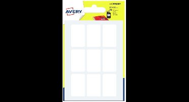 Avery ETSA09, Wit, Rechthoek, 9 stuk(s), FSC, 8 cm, 10 cm