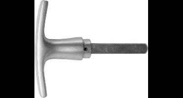 Nemef Buitenkruk voor garagedeur - 86x20mm - vierkantstift 9mm - aluminium F-1