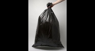 Afvalzak 60x80cm T50 grijs rol a 20 zakken