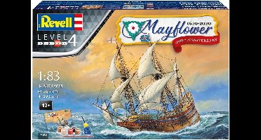 Revell Modelbouwpakket Militaire voertuigen - 05684 Mayflower - 400th Anniversary - Gift Set Plastic - 1:83 - Modelbouw