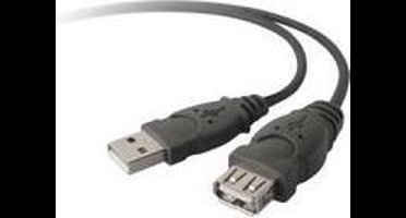 Belkin F3U134R3M USB-kabel 3 m USB A USB B Zwart
