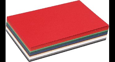 Kerst Karton, A6, vel 105x148 mm, 180 gr, diverse kleuren, 120 div vellen