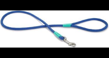 Beeztees nylon looplijn rond Nikra blauw 100 cm x 10 mm