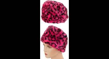 Bontmuts panter roze