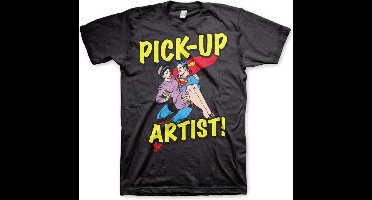 DC Comics Superman Heren Tshirt -2XL- Pick-Up Artist Zwart