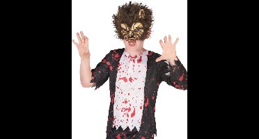 Vegaoo - Latex weerwolf masker voor kinderen