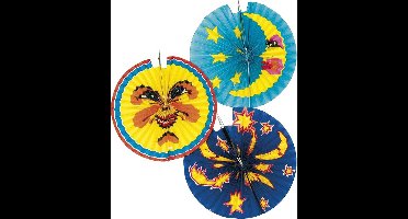 Haza Original Lampionnen Zon & Maan 23 Cm per stuk