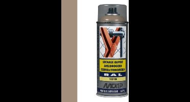 Motip industrial acryllak hoogglans RAL 1019 grijs-beige - 400 ml