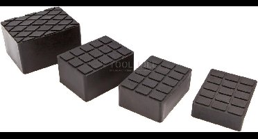 HBM Rubberen opname Pad / Blok 160 x 120 x 80 mm