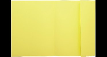 Exacompta 5x SUPER 160 Pak van 100 mappen met 1 klep - 24x32cm - - Kanariegeel - 348005E