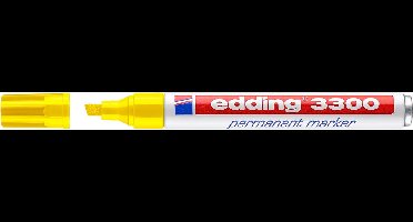 Permanent marker Edding 3300-05 geel  betreft 1 stuk