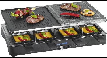 Clatronic RG 3518 - Raclette/Steengrill - 8 Personen