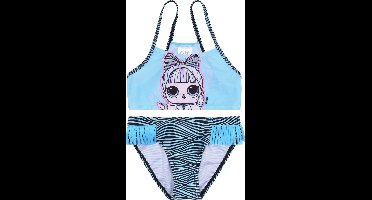 Blauw, tweedelig badpak met franjes - LOL SURPRISE / 104-110