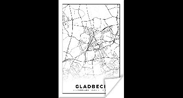 Poster Plattegrond - Stadskaart - Gladbeck - Kaart - 20x30 cm