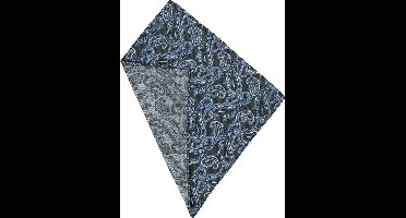 Michaelis pocket square - groene paisley pochet zijde