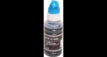 ABC huismerk navulflesje voor Epson 102 cyan geschikt voor Ecotank EcoTank ET2700 ET2750 ET2751 ET2756 ET3700 ET3750 ET4750