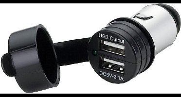 USB dual sigaretten plug