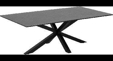 Giga Living Salontafel Harrie - Zwart - 130x70x46cm