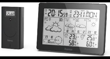 Hama Weersvoorspelling-centrum Meteotime Zwart